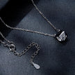 925 Sterling Silver 0.65 Carat Moissanite Necklace for Women