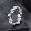 925 Sterling Silver Moissanite 0.03ct Ring Size 7