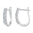 S925 Sterling Silver Moissanite Earrings 0.30 Carat for Women
