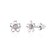 925 Sterling Silver Earrings with CZ in Pavé Setting