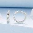 925 Sterling Silver Earrings for Women with Oxidized Finish