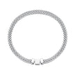 925 Sterling Silver Plated Platinum 17.0 Size Bracelet for Women