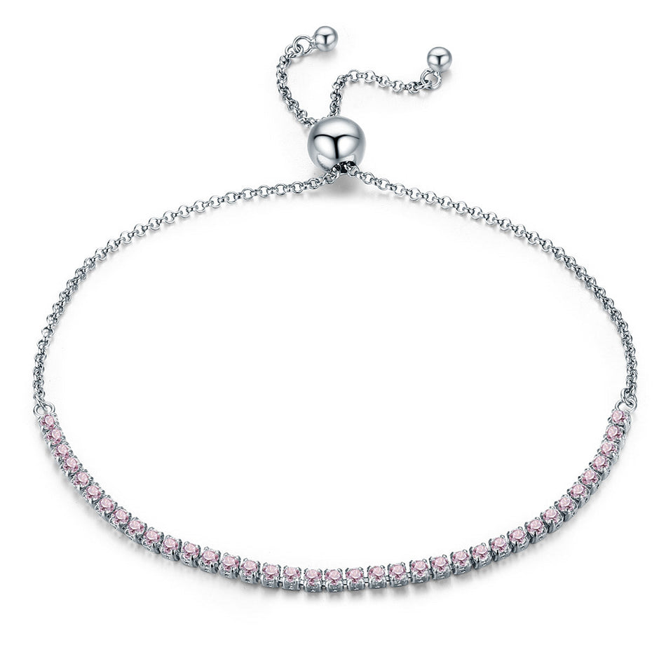 925 Sterling Silver Bracelet 27cm for Women