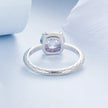 925 Sterling Silver Ring with Pavé Setting CZ, Size 6.0