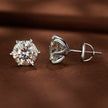 S925 Sterling Silver 2.00 Carat Moissanite Earrings for Women