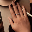925 Sterling Silver Ring with Nano Opal Stone, Size 6, for Women