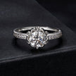 925 Sterling Silver Moissanite Ring 1ct Size 6