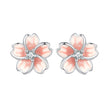 925 Sterling Silver Multi-Color Enamel Pavé CZ Earrings