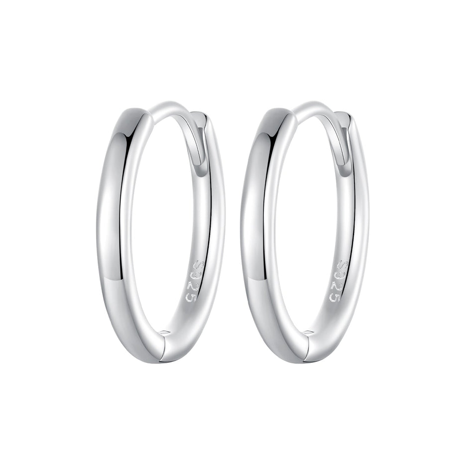 925 Sterling Silver & White Gold Plated Earrings for Women