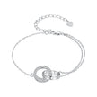 925 Sterling Silver CZ Pavé Setting Bracelet