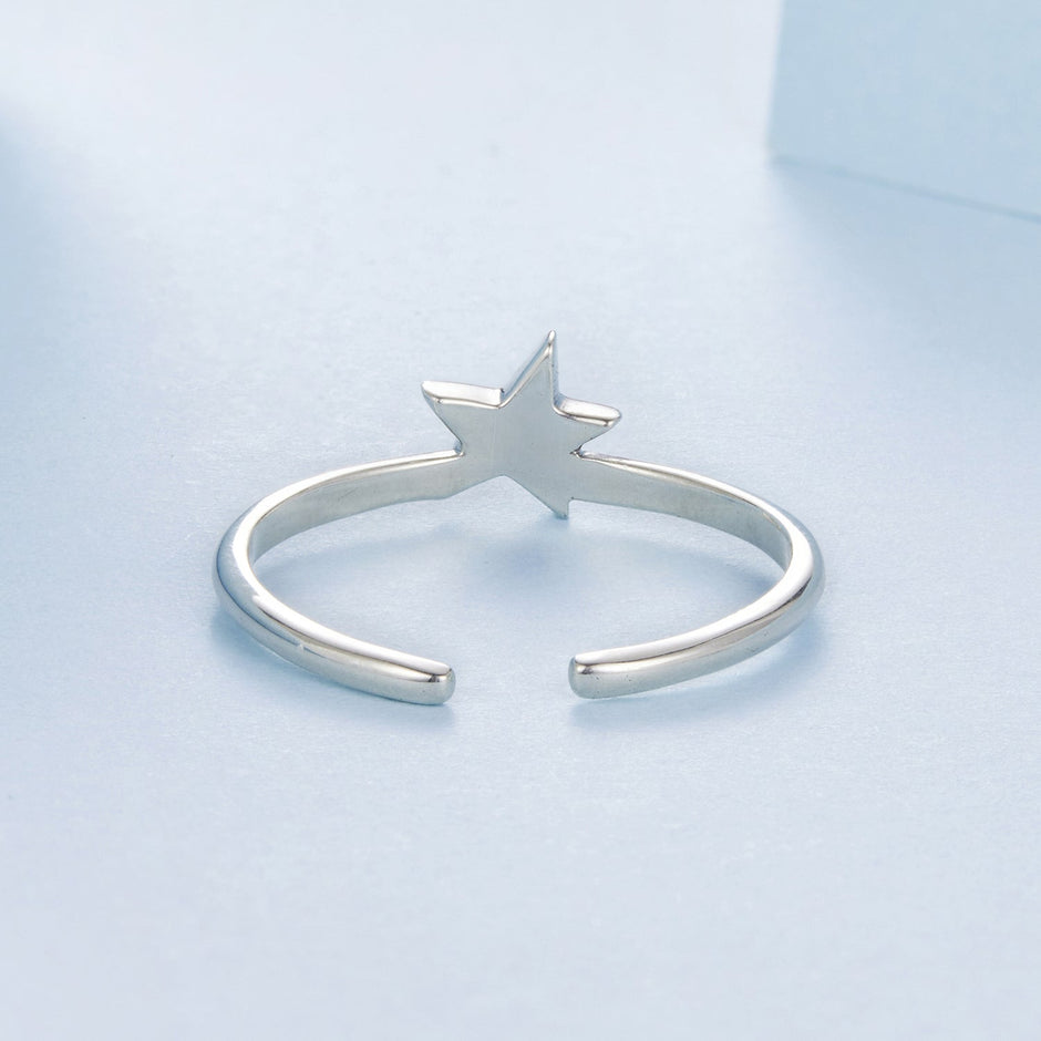 925 Sterling Silver Star Ring for Women