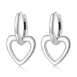 925 Sterling Silver Earrings for Women - Oxidized - 1.9x1.2cm