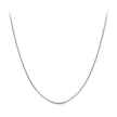 925 Sterling Silver White Gold Plated 40+5cm Necklace for Women