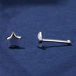 S925 Sterling Silver Earrings with Plated Platinum Finish for Women