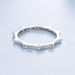 925 Sterling Silver Pavé Set CZ Ring Size 6.0