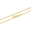 925 Sterling Silver + Plated White Gold Necklace 40cm for Women