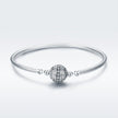 925 Sterling Silver SCB Bracelet Style Nan Size 17.0 for Women