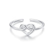 925 Sterling Silver & Plated White Gold 1.6mm Ring for Women