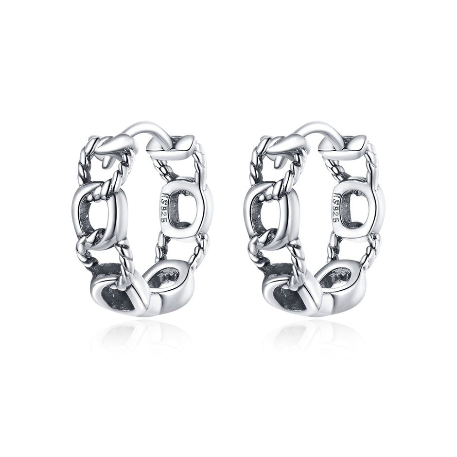 925 Sterling Silver Oxidized Earrings for Women