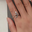 925 Sterling Silver Oxidized Dragon Ring