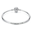 925 Sterling Silver 17.0 cm Oxidized CZ Bracelet for Women