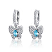 925 Sterling Silver Earrings with Pavé Setting CZ for Women