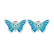 925 Sterling Silver Earrings with Enamel and CZ for Women