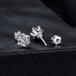 925 Sterling Silver 0.5 Carat Moissanite Earrings for Women