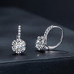 925 Sterling Silver Moissanite 6.5 Carat Earrings for Women