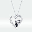 S925 Sterling Silver Adjustable Necklace with CZ and Enamel Pendant