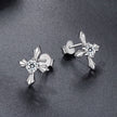 925 Sterling Silver 0.30 Carat Genuine Moissanite Earrings for Women