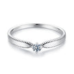 925 Sterling Silver Moissanite Ring Size 6 for Women