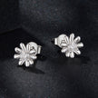 925 Sterling Silver Moissanite 0.3cm Earrings for Women
