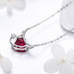 925 Sterling Silver Necklace with 1.5x1.3 cm Pendant for Women