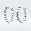 925 Sterling Silver Plated Platinum Earrings for Women