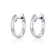 925 Sterling Silver Plated Black Gold Earrings for Women