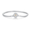 925 Sterling Silver Pavé Setting CZ Bracelet for Women - 17.0 Size, 170mm Length, 3mm Chain Thickness