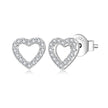 925 Sterling Silver Moissanite 0.10 Carat Earrings for Women