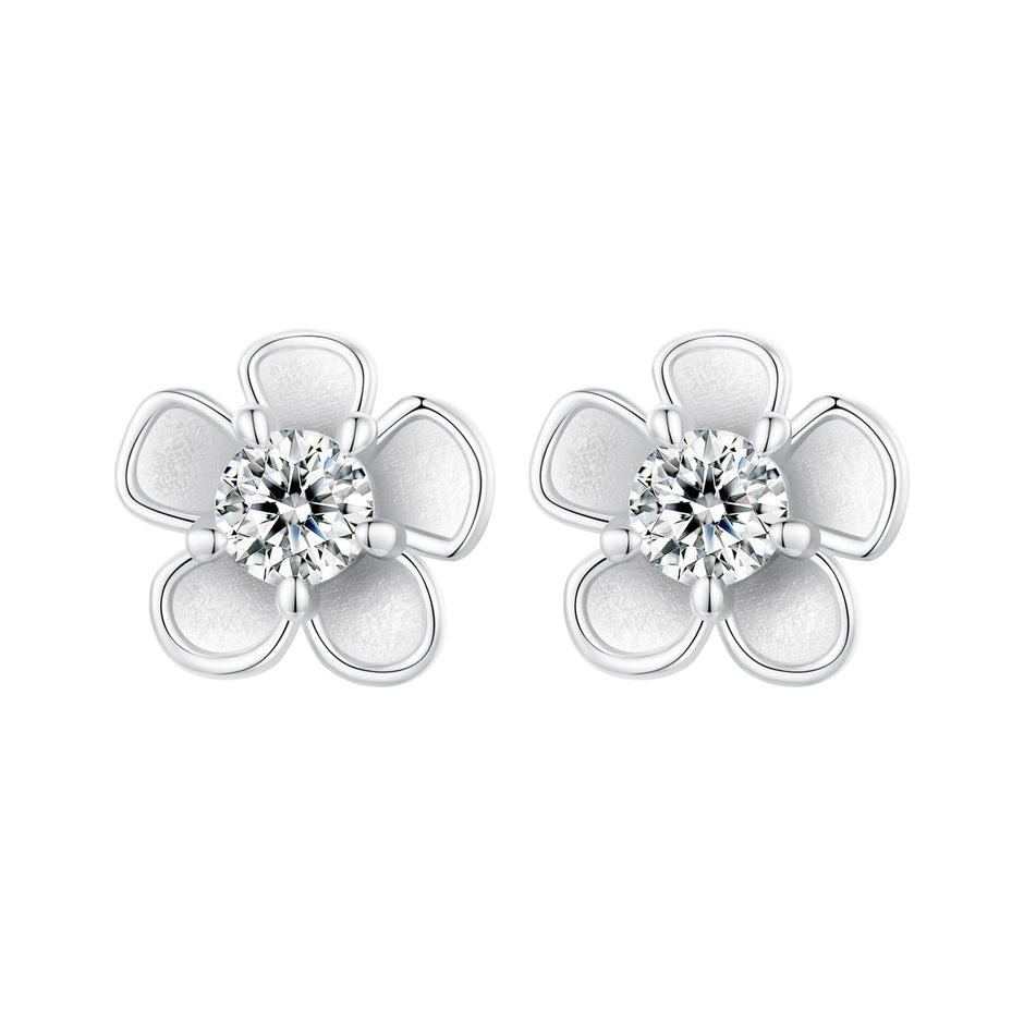 S925 Sterling Silver 3.00 Carat Moissanite Earrings for Women