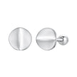 925 Sterling Silver + White Gold Plated Earrings