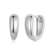 925 Sterling Silver Oxidized Earrings 12x5mm for Women