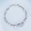 925 Sterling Silver Plated White Gold 19.0 cm Bracelet