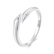 925 Sterling Silver Oxidized 0.18cm Ring