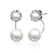 925 Sterling Silver Shell Pearl Earrings for Women