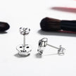 925 Sterling Silver Earrings with Pavé Setting CZ