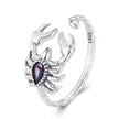 925 Sterling Silver Pavé CZ Oxidized Silver Ring 1.9mm Style E