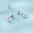 925 Sterling Silver Nano Opal Stone Earrings 6mm