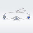 925 Sterling Silver Bracelet 22cm Length 0.9*2.2cm for Women