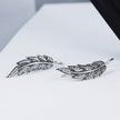 925 Sterling Silver Earrings with Pavé Setting CZ