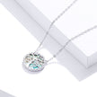 925 Sterling Silver Adjustable Mica Necklace for Women